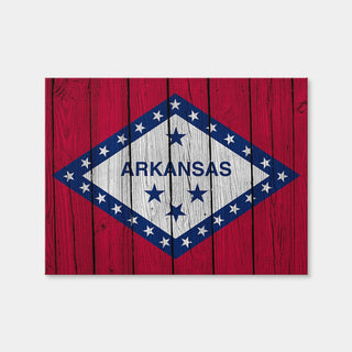 AUTO-MOCKUP WHITE | Arkansas State Flag | 1 Piece | Gallery Wrap Canvas | group=4x3