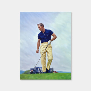 AUTO-MOCKUP WHITE | Arnold Palmer Portrait | 1 Piece | Gallery Wrap Canvas | group=3x4