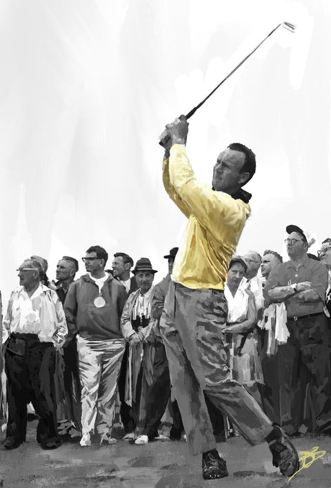 Arnold Palmer Tee Shot Wall Art