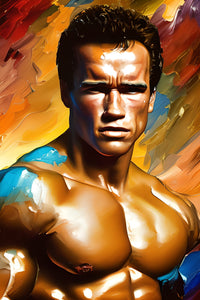 Arnold Schwarzenegger Pecs Wall Art