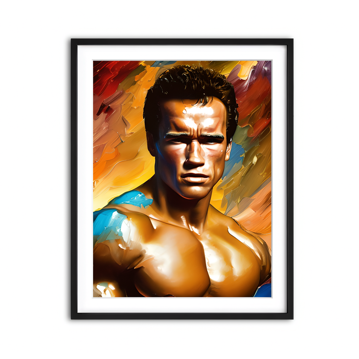 Arnold Schwarzenegger Pecs Wall Art