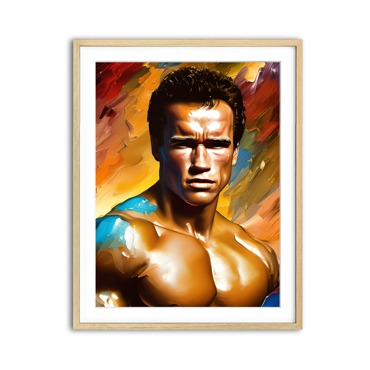 Arnold Schwarzenegger Pecs Wall Art
