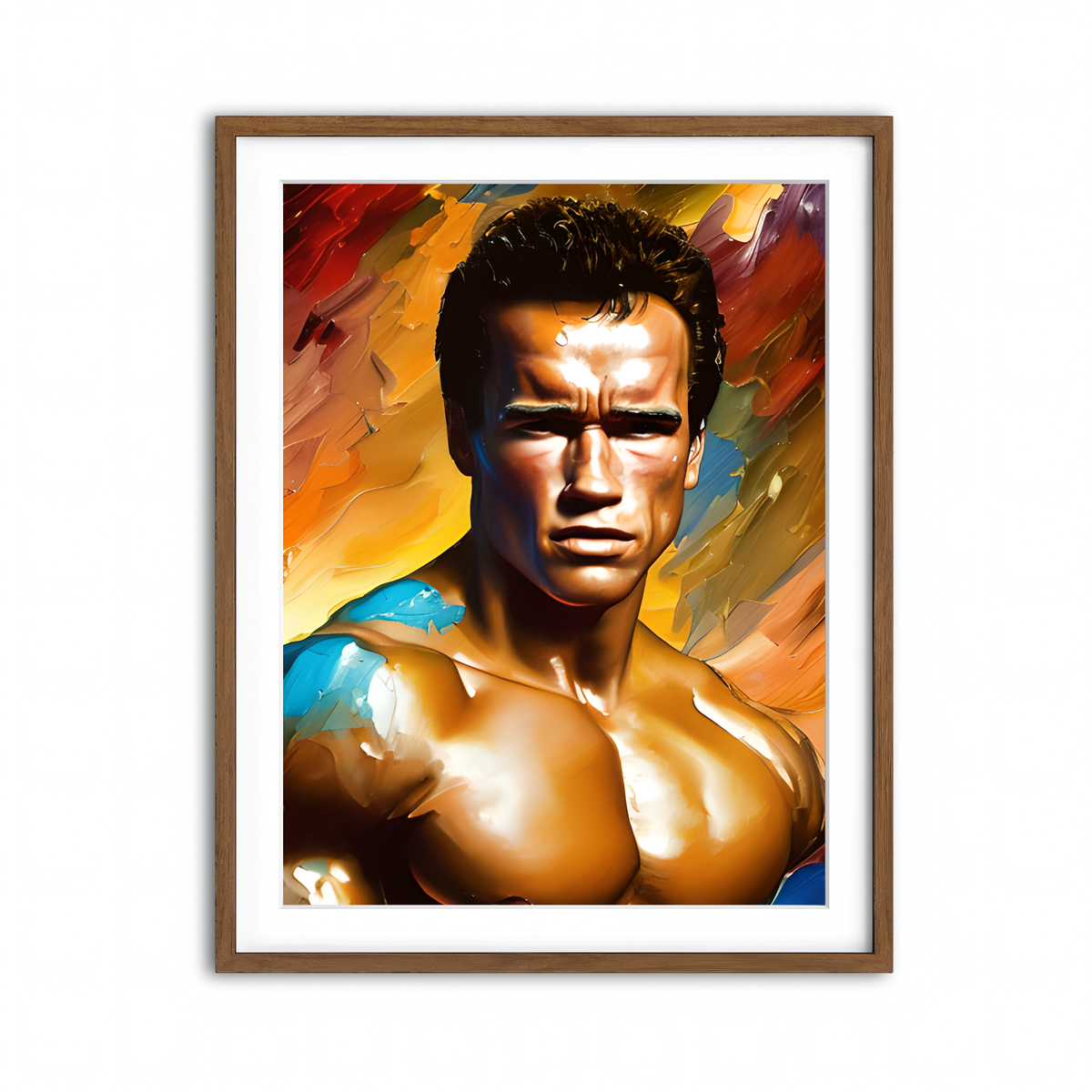Arnold Schwarzenegger Pecs Wall Art