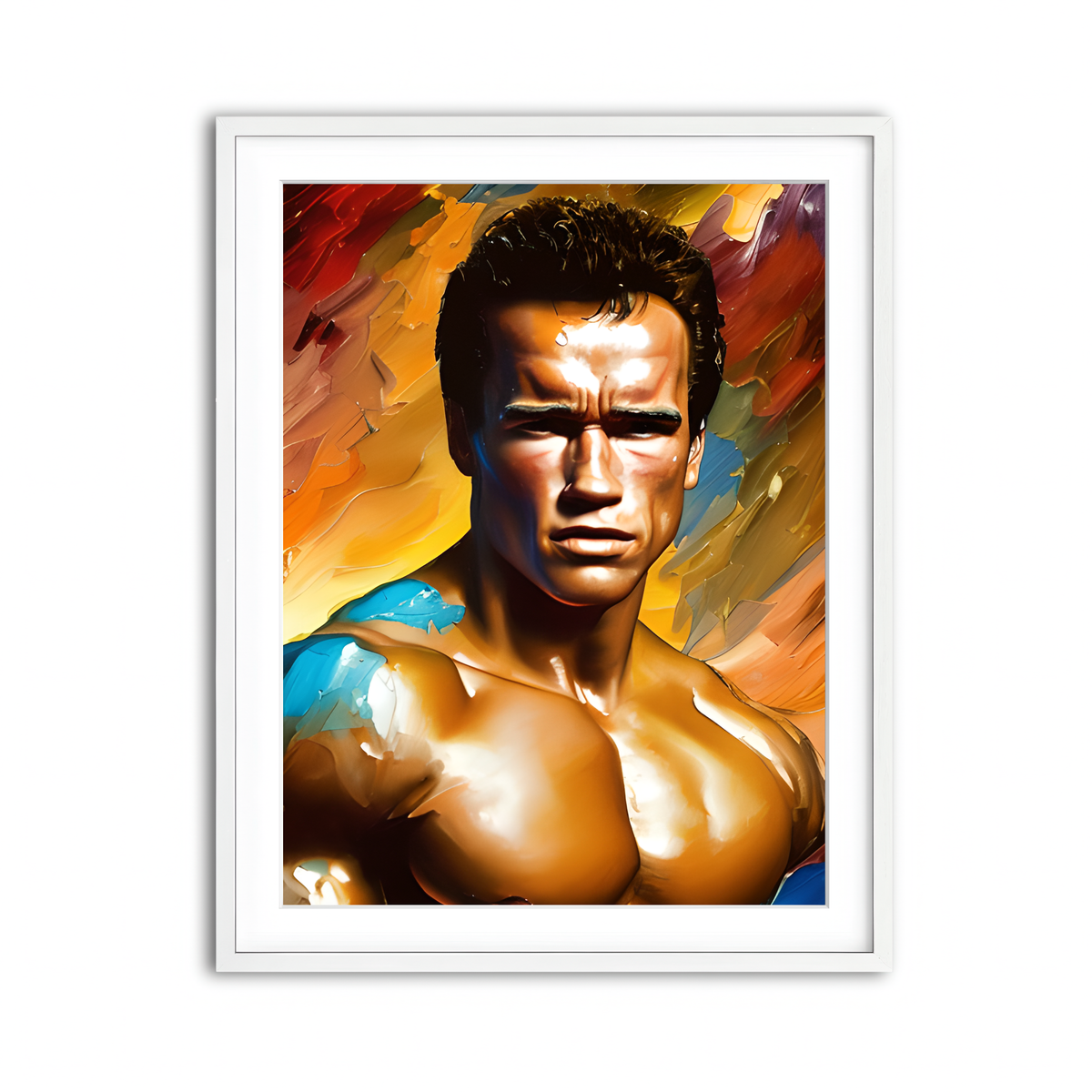 Arnold Schwarzenegger Pecs Wall Art
