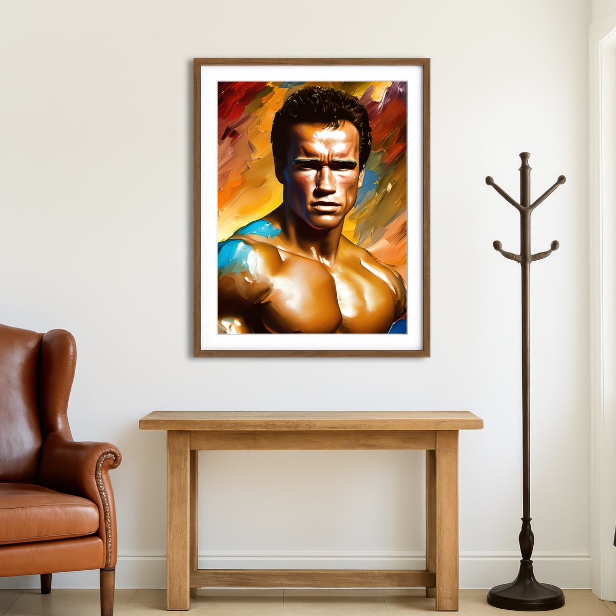 Arnold Schwarzenegger Pecs Wall Art