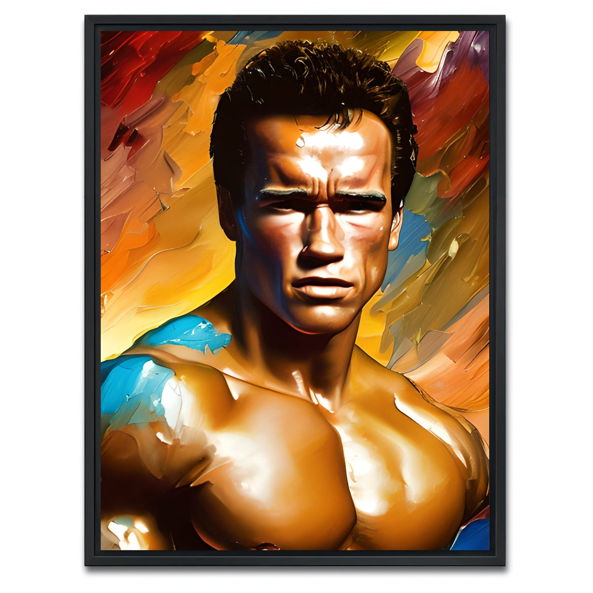 Arnold Schwarzenegger Pecs Wall Art