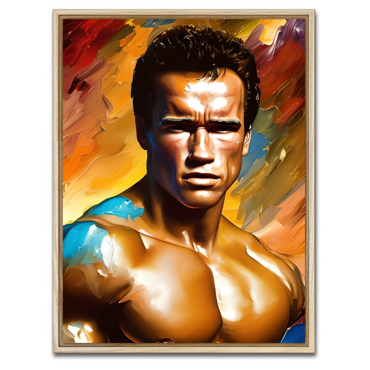 Arnold Schwarzenegger Pecs Wall Art