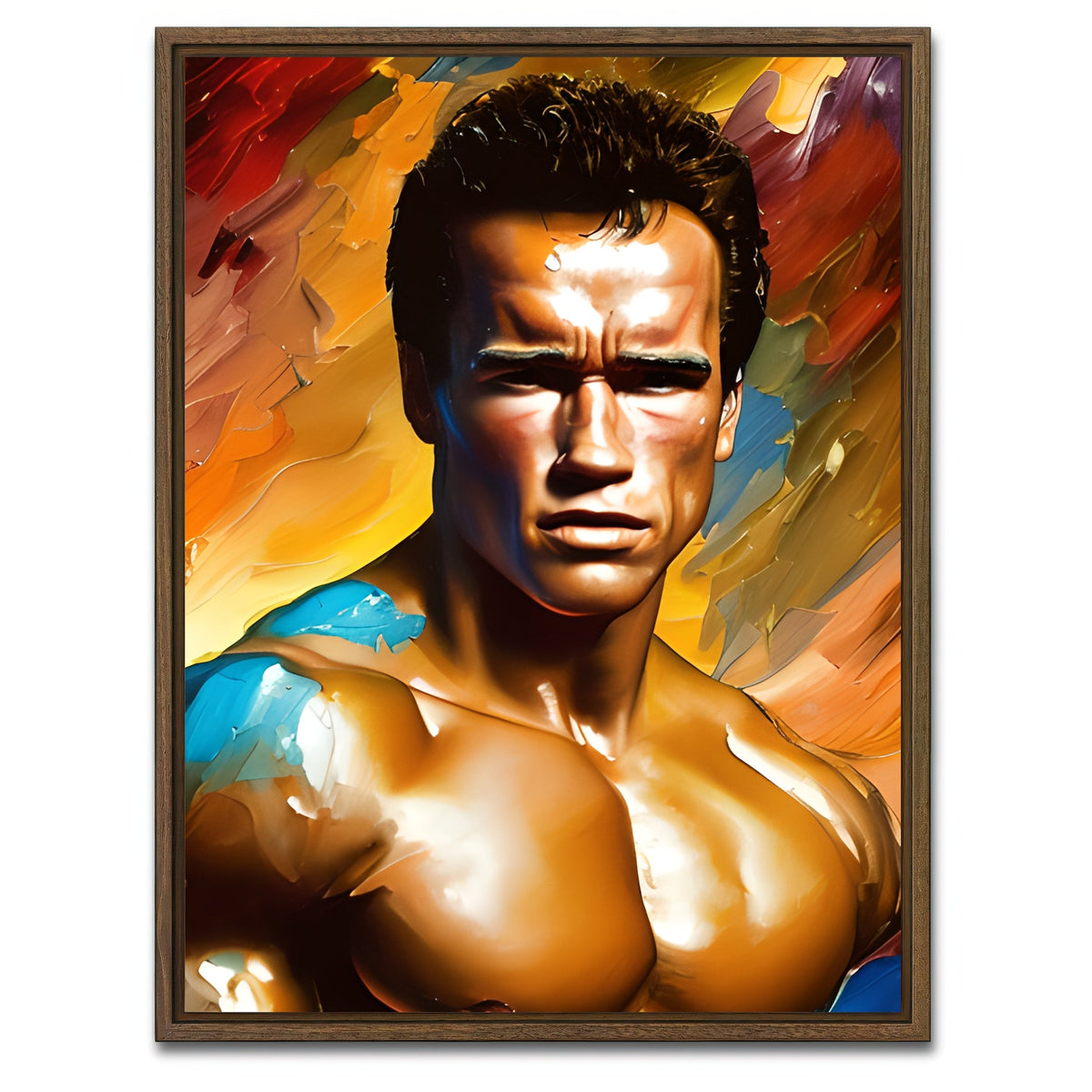 Arnold Schwarzenegger Pecs Wall Art