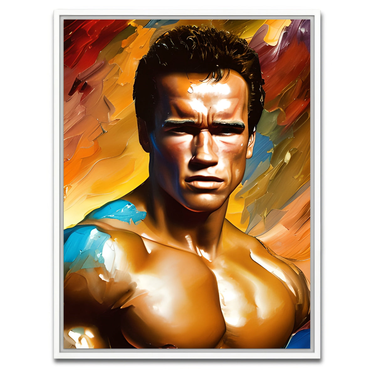 Arnold Schwarzenegger Pecs Wall Art
