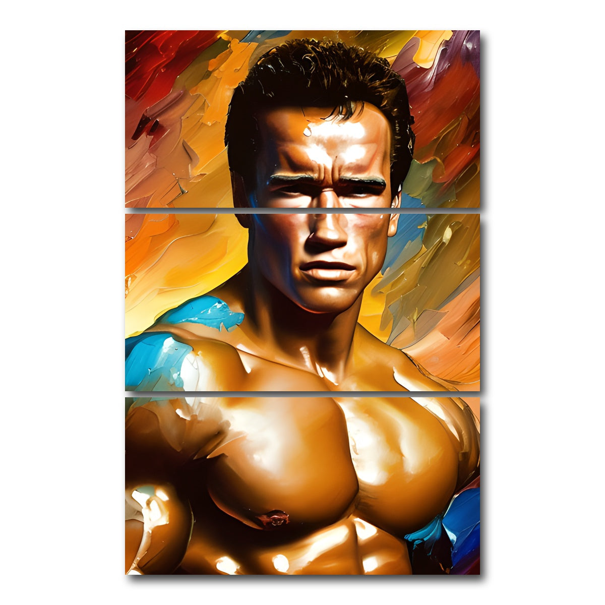 Arnold Schwarzenegger Pecs Wall Art