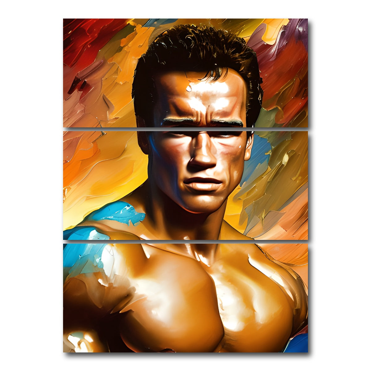 Arnold Schwarzenegger Pecs Wall Art