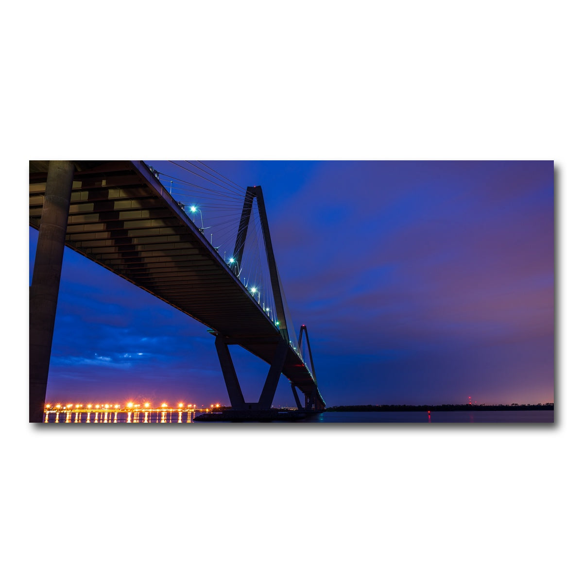 AUTO-MOCKUP WHITE | Arthur Ravenel Jr. Bridge SC | 1 Piece | Gallery Wrap Canvas | group=2x1