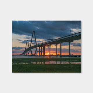 AUTO-MOCKUP WHITE | Arthur Ravenel Jr. Bridge | 1 Piece | Gallery Wrap Canvas | group=4x3
