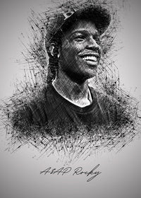 Asap Rocky Smile Wall Art