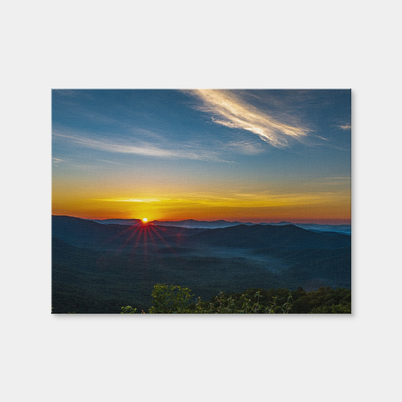 AUTO-MOCKUP WHITE | Asheville North Carolina | 1 Piece | Gallery Wrap Canvas | group=4x3