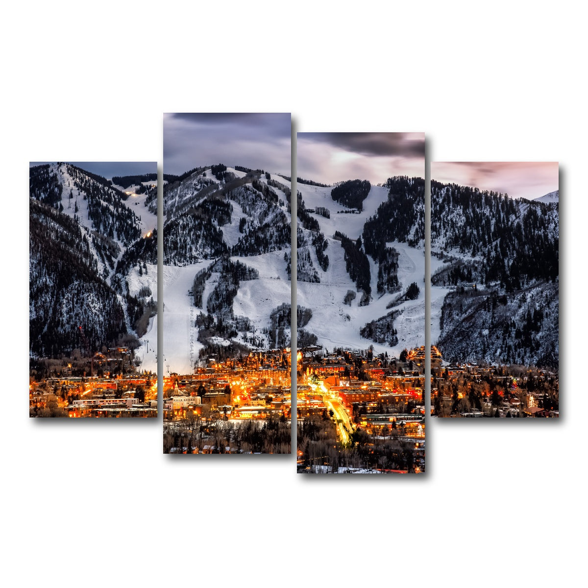 AUTO-MOCKUP WHITE | Aspen | 4 Piece | Gallery Wrap Canvas | group=4_short