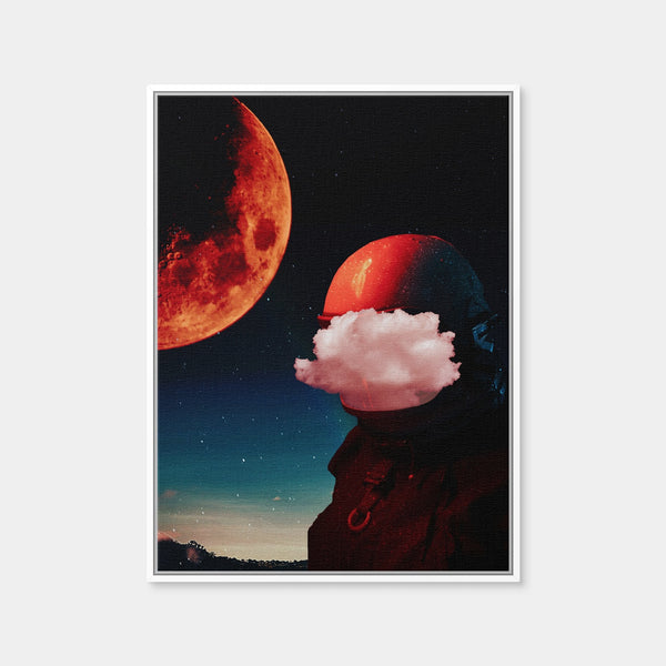 Astro Face Wall Art — Framed Canvas Format preview