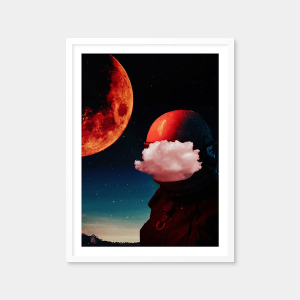 Astro Face Wall Art — Framed Print Format preview