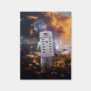 AUTO-MOCKUP WHITE | Astro Flower Canvas Art | 1 Piece | Gallery Wrap Canvas | group=3x4