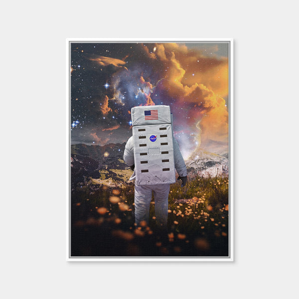 Astro Flower Canvas Art Wall Art — Framed Canvas Format preview