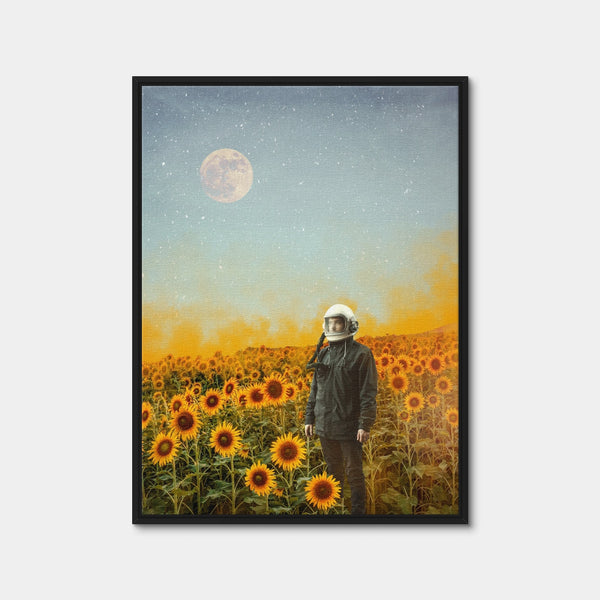 Astro Garden Wall Art — Framed Canvas Format preview