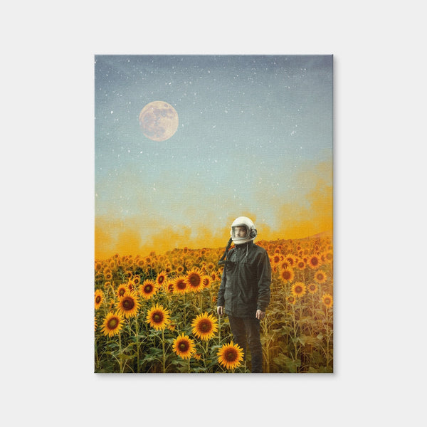 Astro Garden Wall Art — Canvas Wrap Format preview