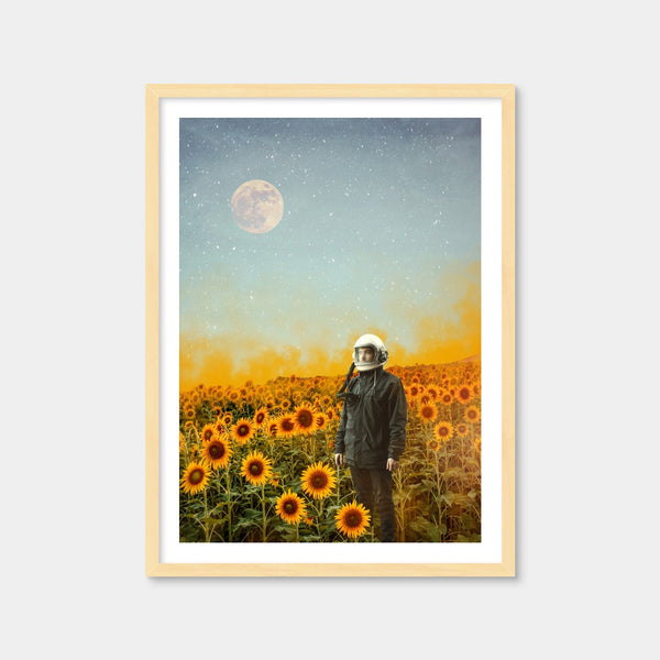 Astro Garden Wall Art — Framed Print Format preview