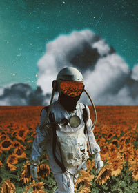 Astro Sun Flower Wall Art