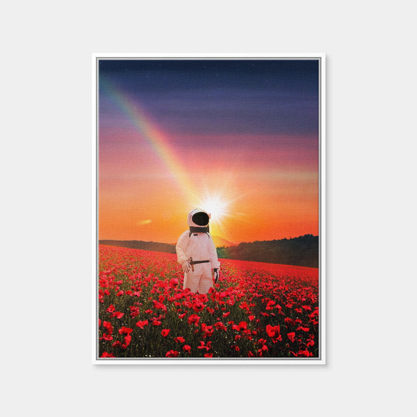 Astro Sunset Wall Art — Framed Canvas Format preview