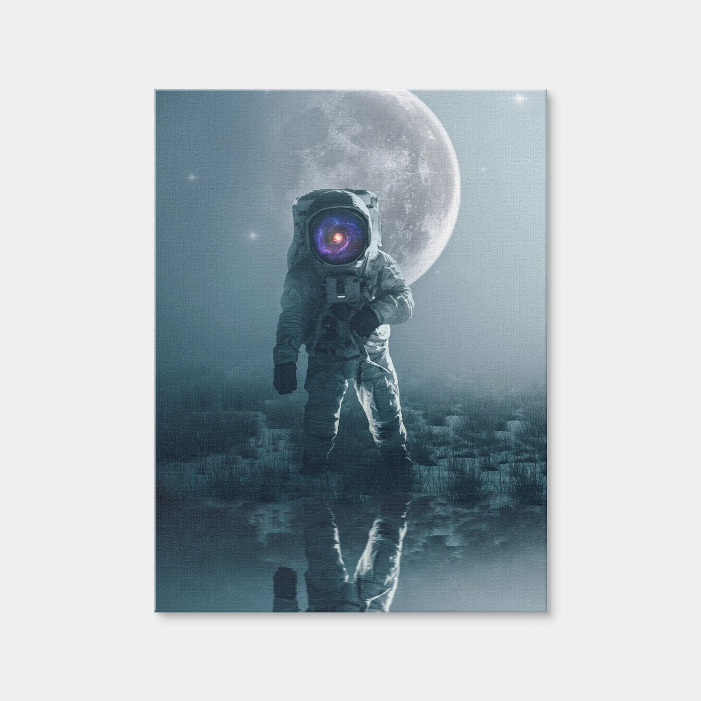 AUTO-MOCKUP WHITE | Astronaut Alone | 1 Piece | Gallery Wrap | group=3x4
