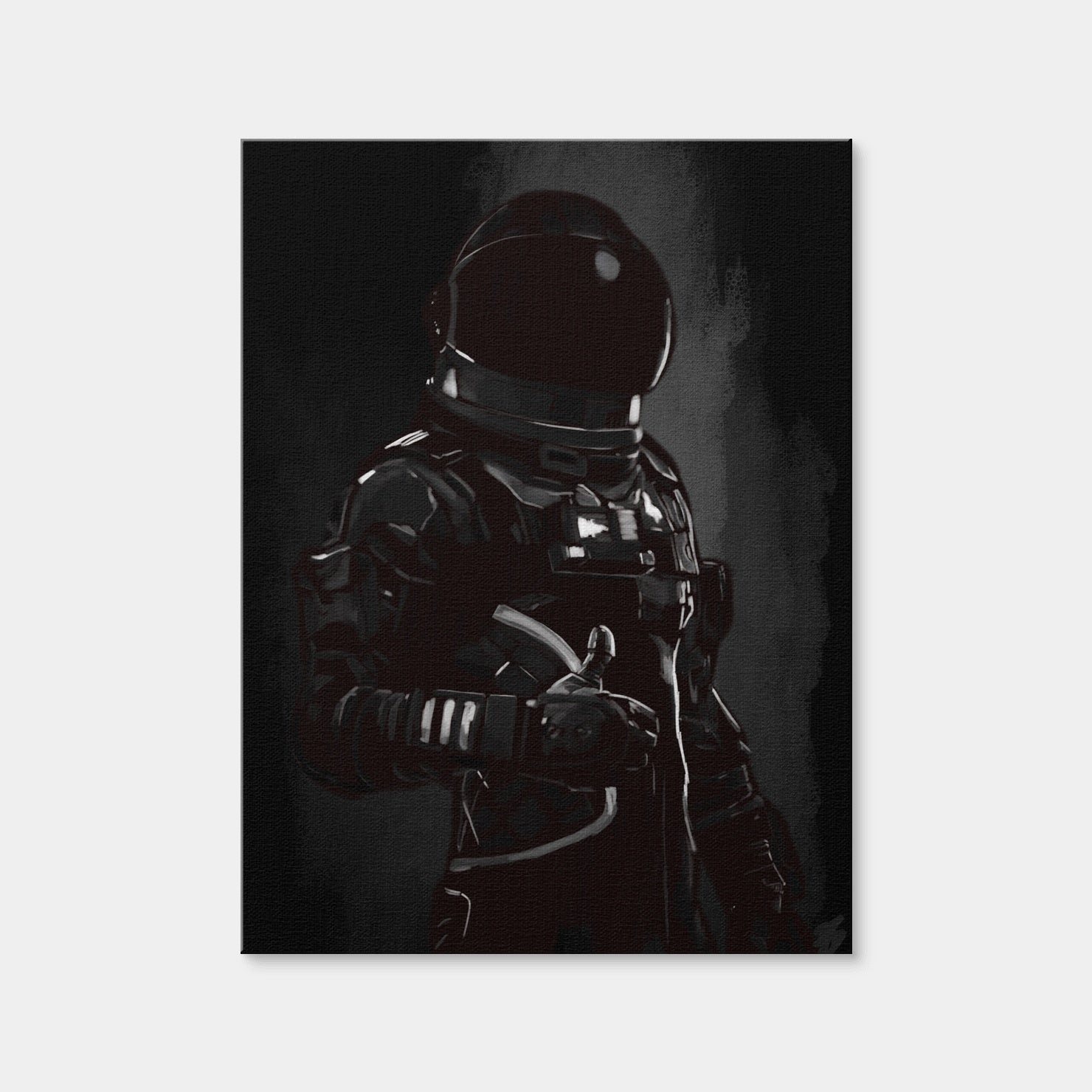 AUTO-MOCKUP WHITE | Astronaut Character | 1 Piece | Gallery Wrap Canvas | group=3x4