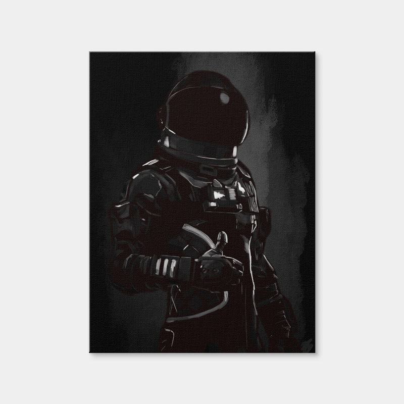AUTO-MOCKUP WHITE | Astronaut Character | 1 Piece | Gallery Wrap Canvas | group=3x4