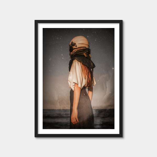 Astronaut Girl Wall Art — Framed Print Format preview