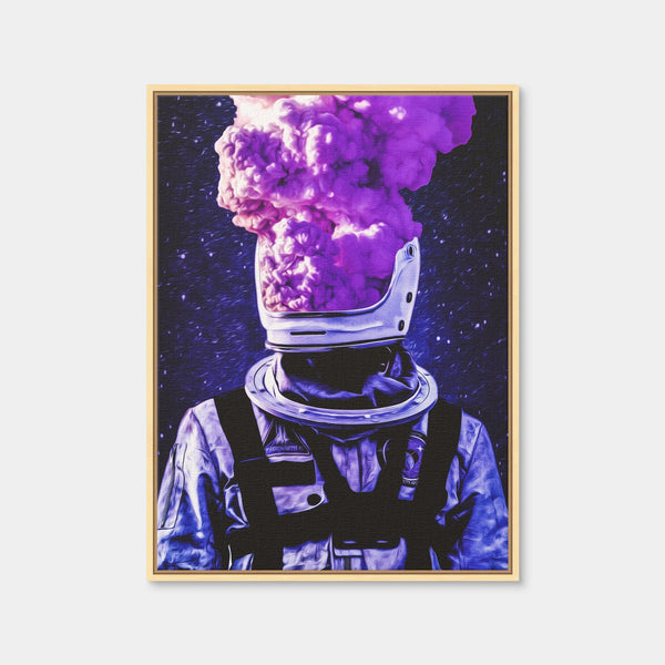Astronaut Haze Wall Art — Framed Canvas Format preview