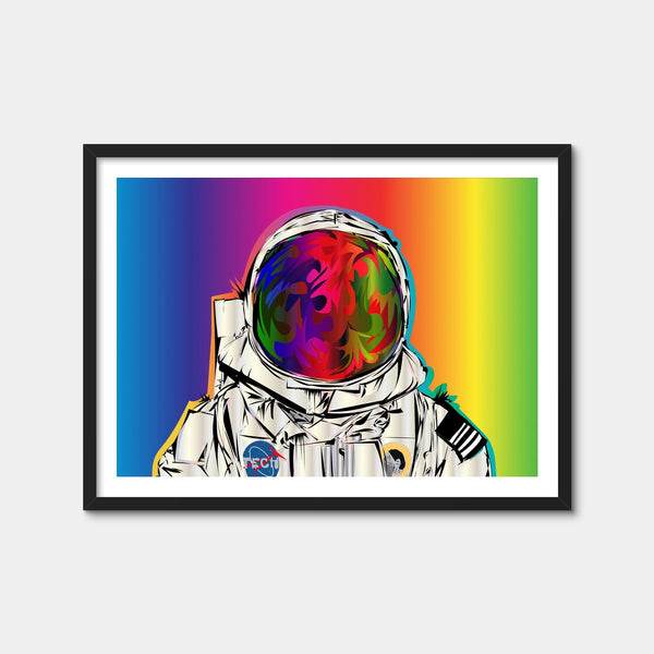 Astronaut Wall Art — Framed Print Format preview