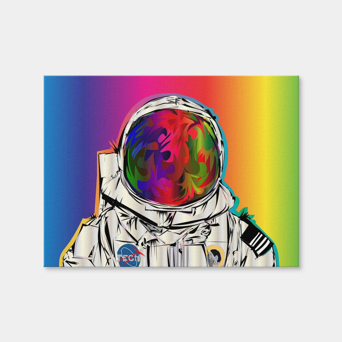 AUTO-MOCKUP WHITE | Astronaut | 1 Piece | Gallery Wrap | group=4x3