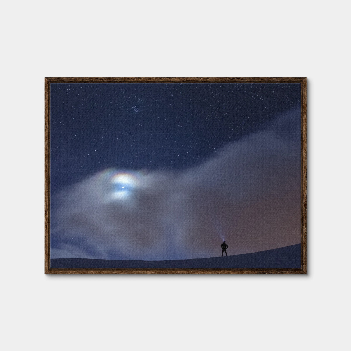 AUTO-MOCKUP WHITE | Astrophoto | 1 Piece | Walnut Framed Canvas | group=4x3