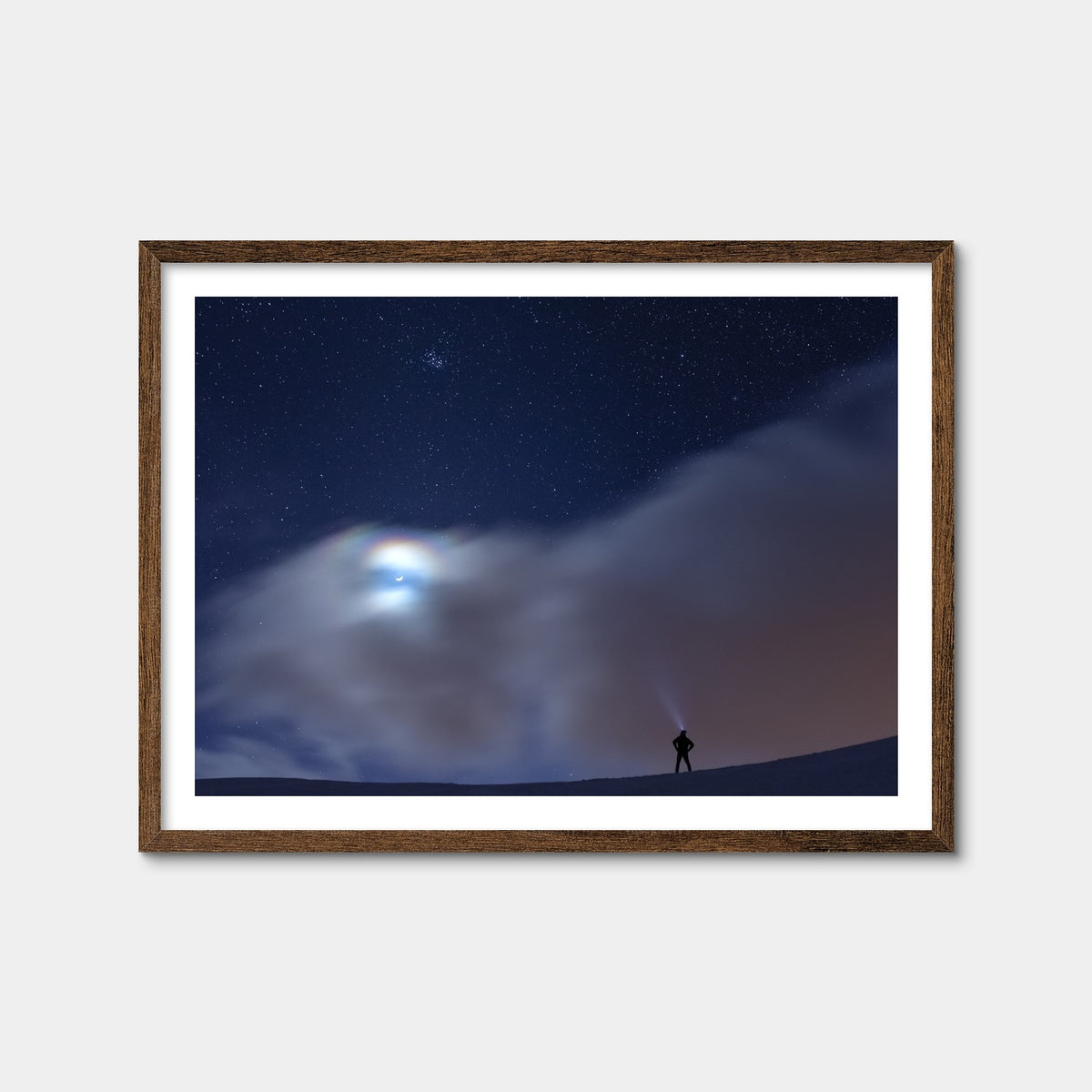 AUTO-MOCKUP WHITE | Astrophoto | 1 Piece | Walnut Framed Print | group=4x3