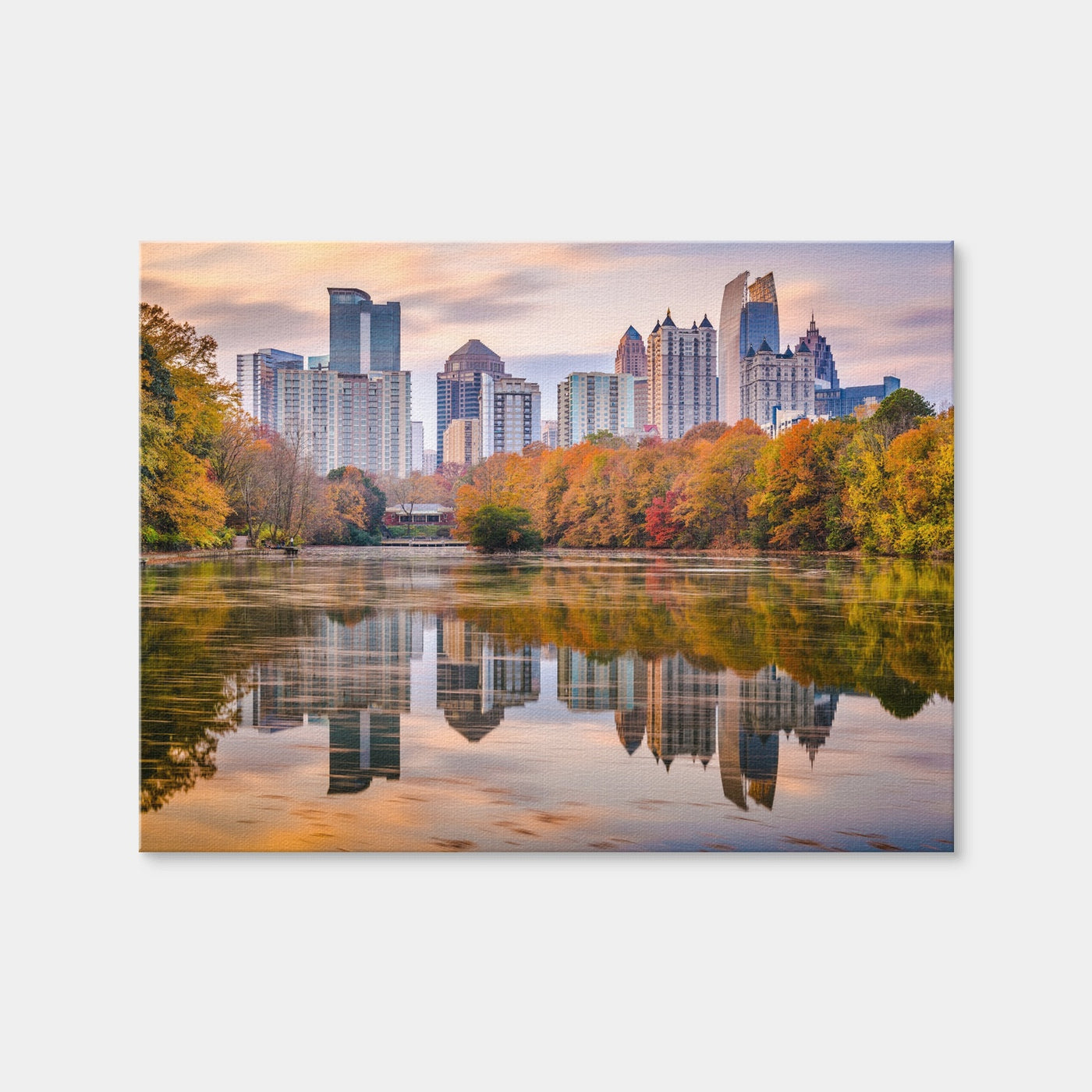 AUTO-MOCKUP WHITE | Atlanta From The Park | 1 Piece | Gallery Wrap Canvas | group=4x3