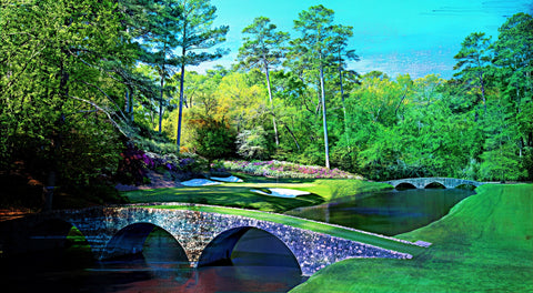Augusta National Abstract Wall Art