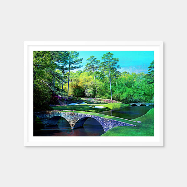 Augusta National Abstract Wall Art — Framed Print Format preview