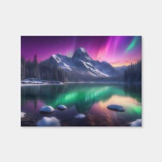 AUTO-MOCKUP WHITE | Aurora Mountain | 1 Piece | Gallery Wrap Canvas | group=4x3