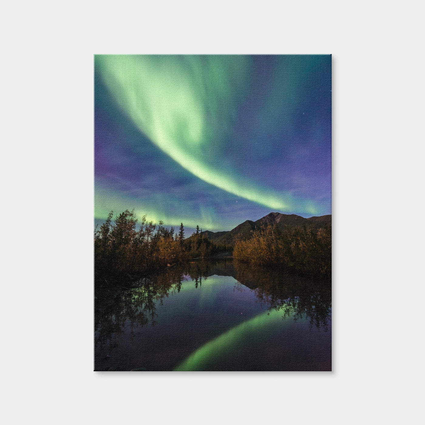 AUTO-MOCKUP WHITE | Aurora Reflections | 1 Piece | Gallery Wrap Canvas | group=3x4