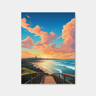 AUTO-MOCKUP WHITE | Australia - Gold Coast Beach | 1 Piece | Gallery Wrap Canvas | group=3x4