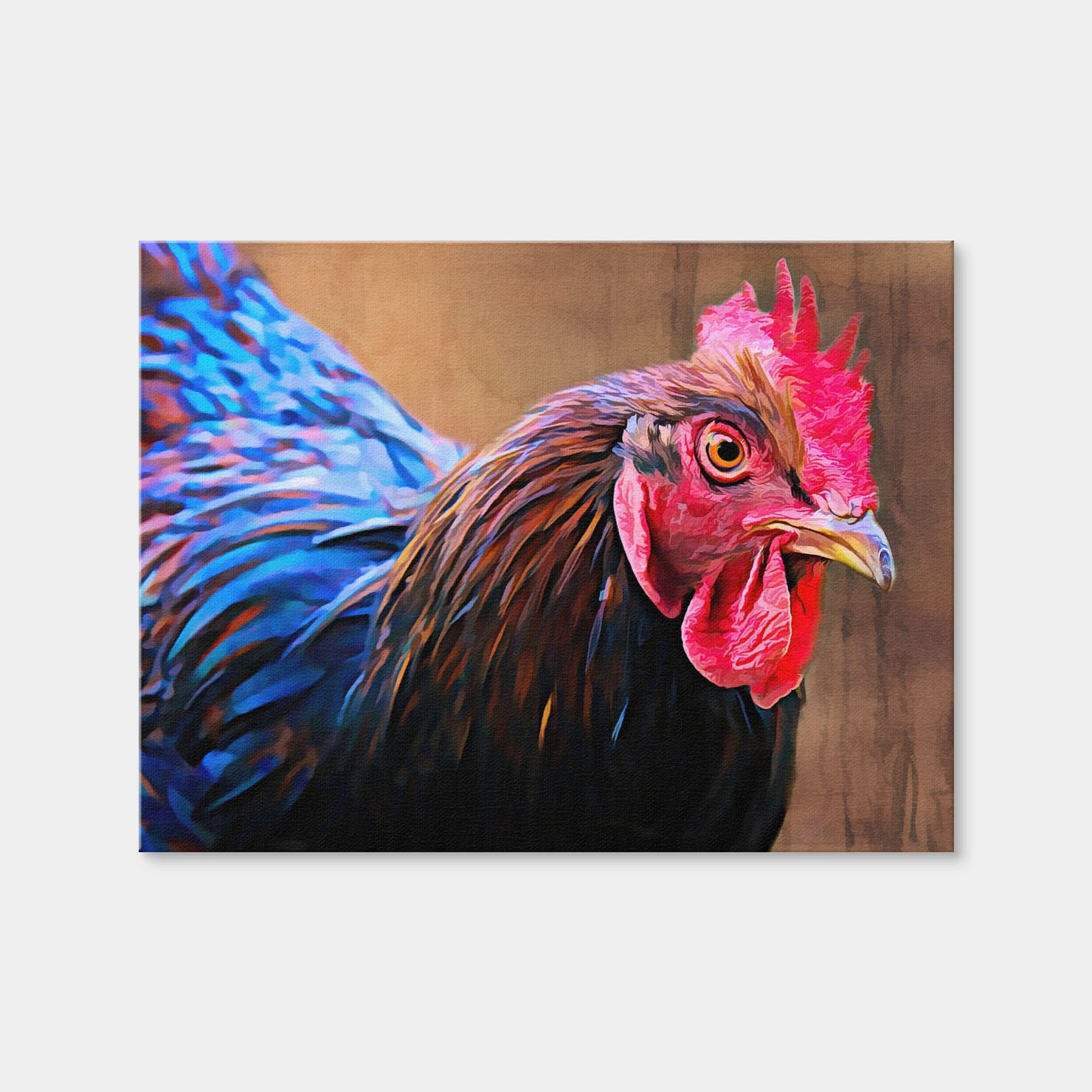 AUTO-MOCKUP WHITE | Australorp Chicken | 1 Piece | Gallery Wrap | group=4x3