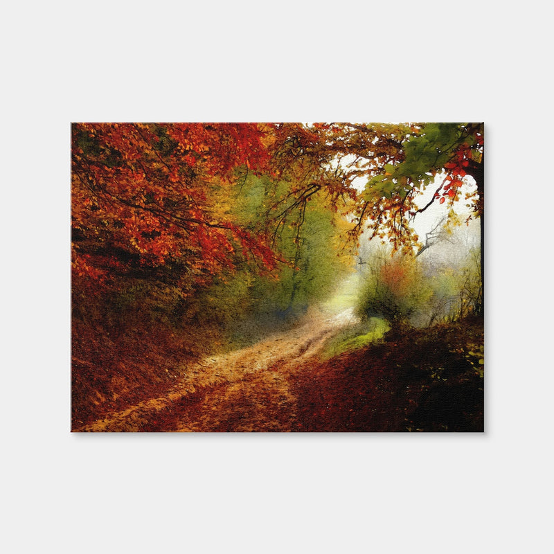 AUTO-MOCKUP WHITE | Autumn Forest Edge | 1 Piece | Gallery Wrap Canvas | group=4x3