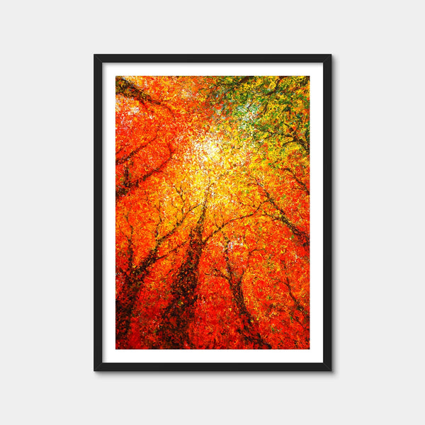 Autumn Glimmer Wall Art — Framed Print Format preview
