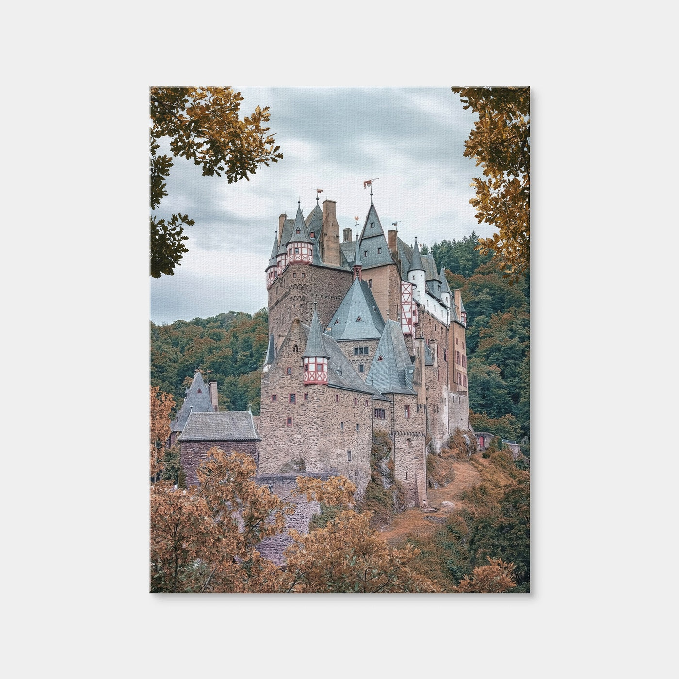 AUTO-MOCKUP WHITE | Autumn In Eltz | 1 Piece | Gallery Wrap Canvas | group=3x4