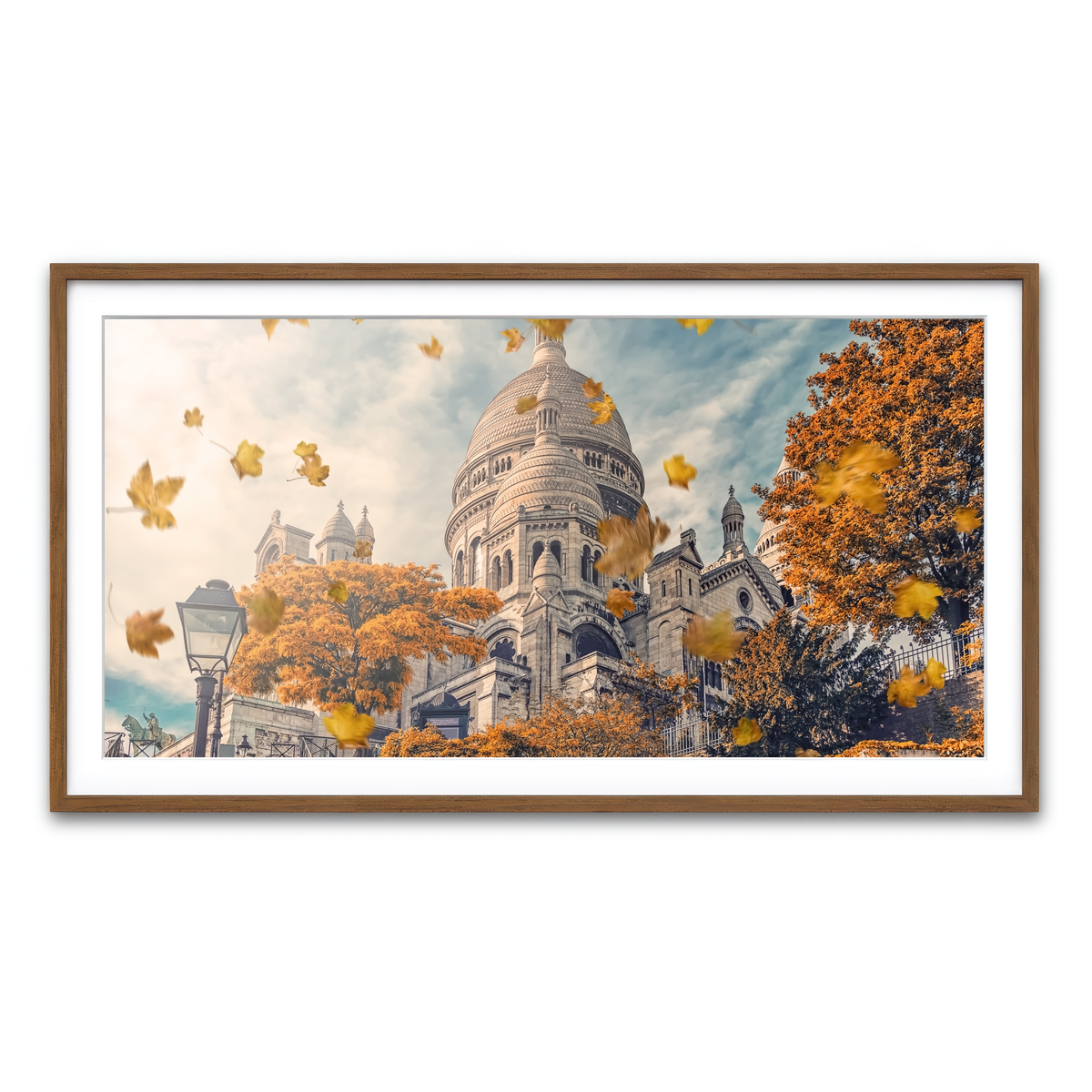 Framed Print 2x1 Walnut