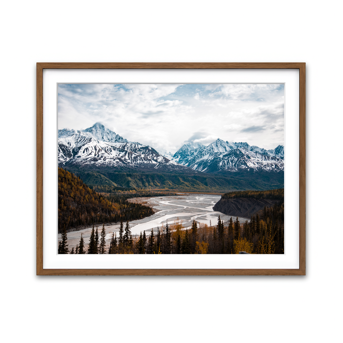 Framed Print 4x3 Walnut